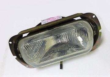 Oválná optická vložka.-asymetrická  (s rámečkem )-upl A30