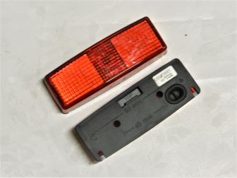 Svítilna poziční s odraz červená.110*40