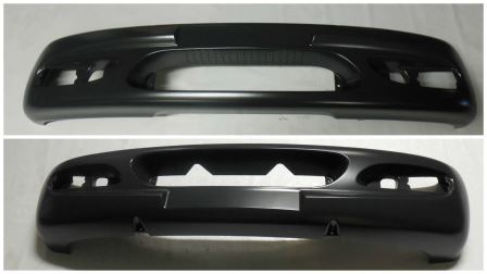 Nárazník přední D*E3- orig.- lakovaný (ŠEDÝ)   -bez výřezu