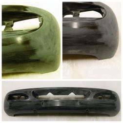 Nárazník přední D4*-orig.  nelakovaný -bez výřezu