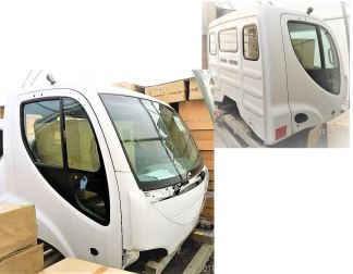 Budka vybavená D4* E5-  - LHD-bílá