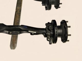 Náprava D120 - F48 ( ložisk.jed.) -8.šroub.bez třmenů