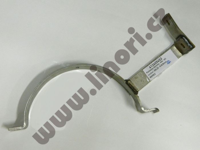 Polovina objímky  výf. 4X4 -dlouhá vrchní -5/8/8mm Fe/NEREZ